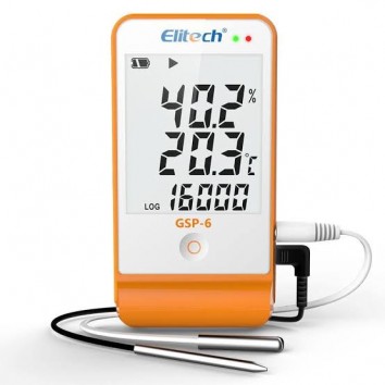 TEMPRATURE AND HUMIDITY DATA LOGGER GSP-6 ELITECH USA
